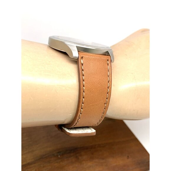 Gucci Men's Watch YA126302 G-Timeless Swiss Quartz Gray Dial Brown Leather 40mm - Picture 13 of 15